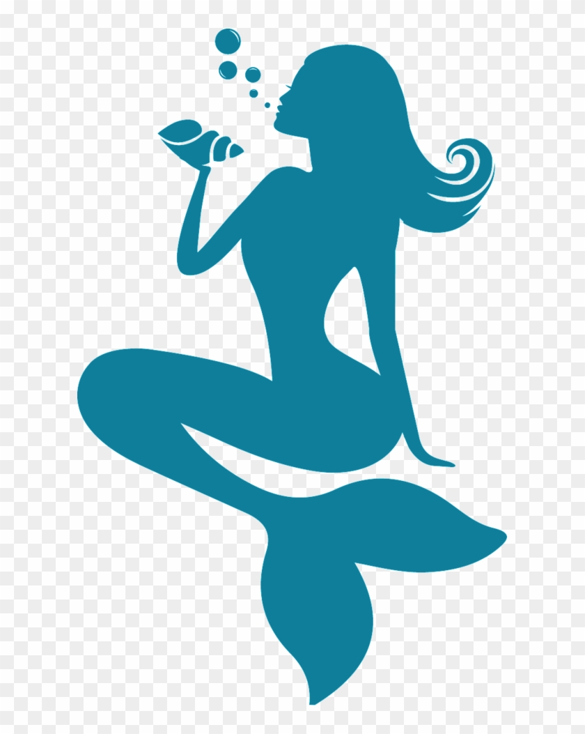 Mermaids Smoke Seaweed Sticker Oceantokes - Mermaid Smoking - Full Size ...