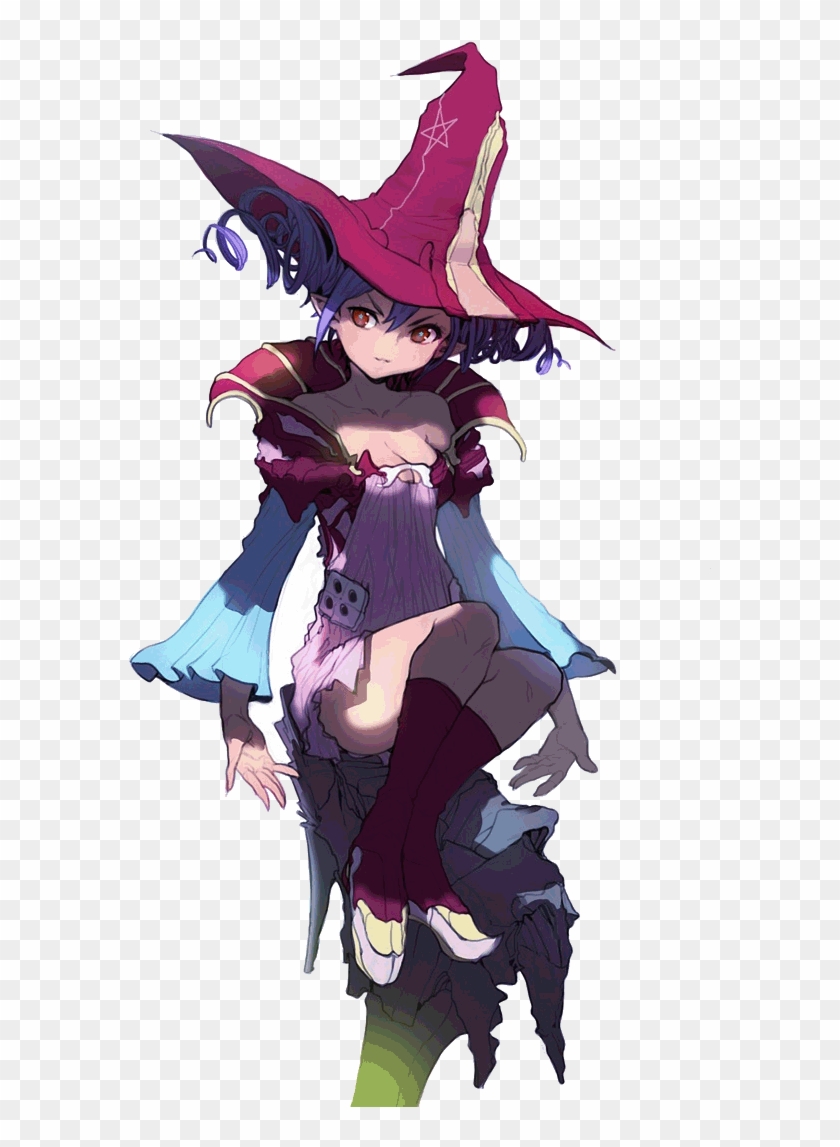 Premium Vector  Girl in witch costume for halloween on white backgroundwitch  anime style