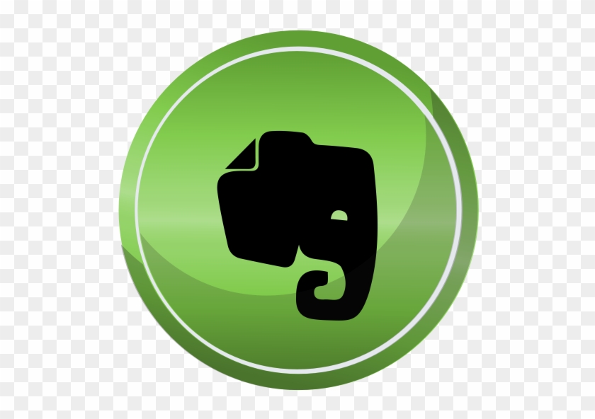 Social Media Round Set - Evernote #1284053