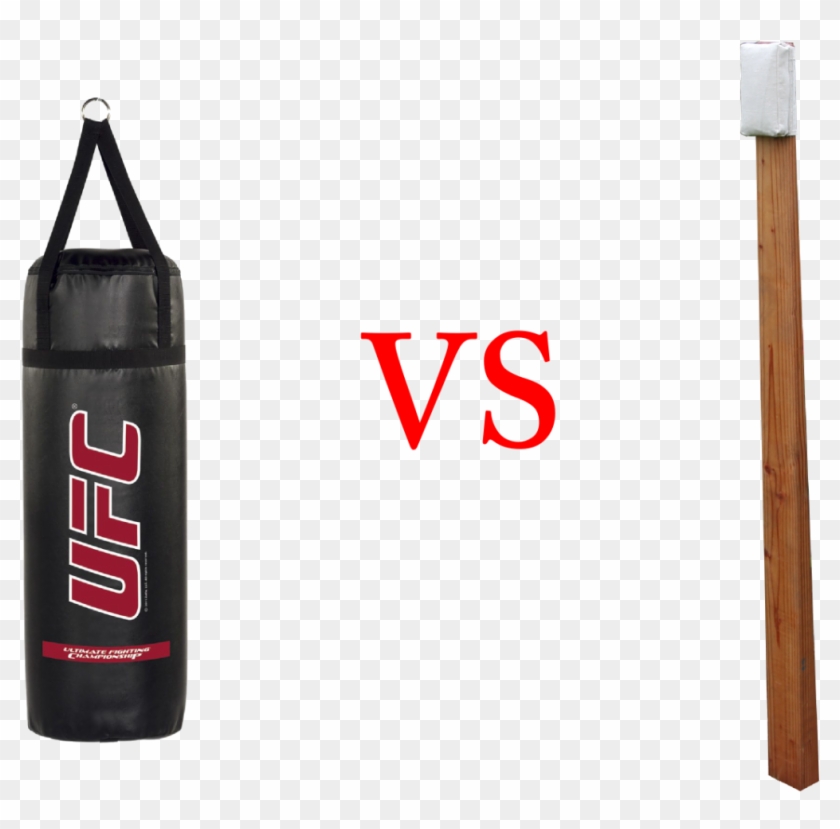 Classic Boxing Bag, Round, Leather Boxing, Leather - Ufc 70lb 3 Piece Punching Bag Combo #1285297