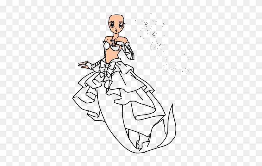 Luchia Mermaid Dress Base By Phoenixfury17 Anime Girl Mermaid Base Free Transparent Png Clipart Images Download