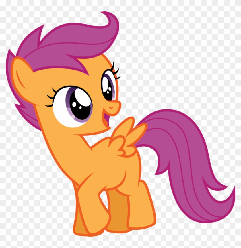 Happy Scootaloo By Clashwolf3 - Scootaloo #1286325