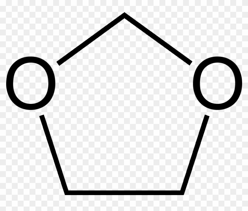 1,3 Dioxolane 2d Skeletal - Circle #1287338