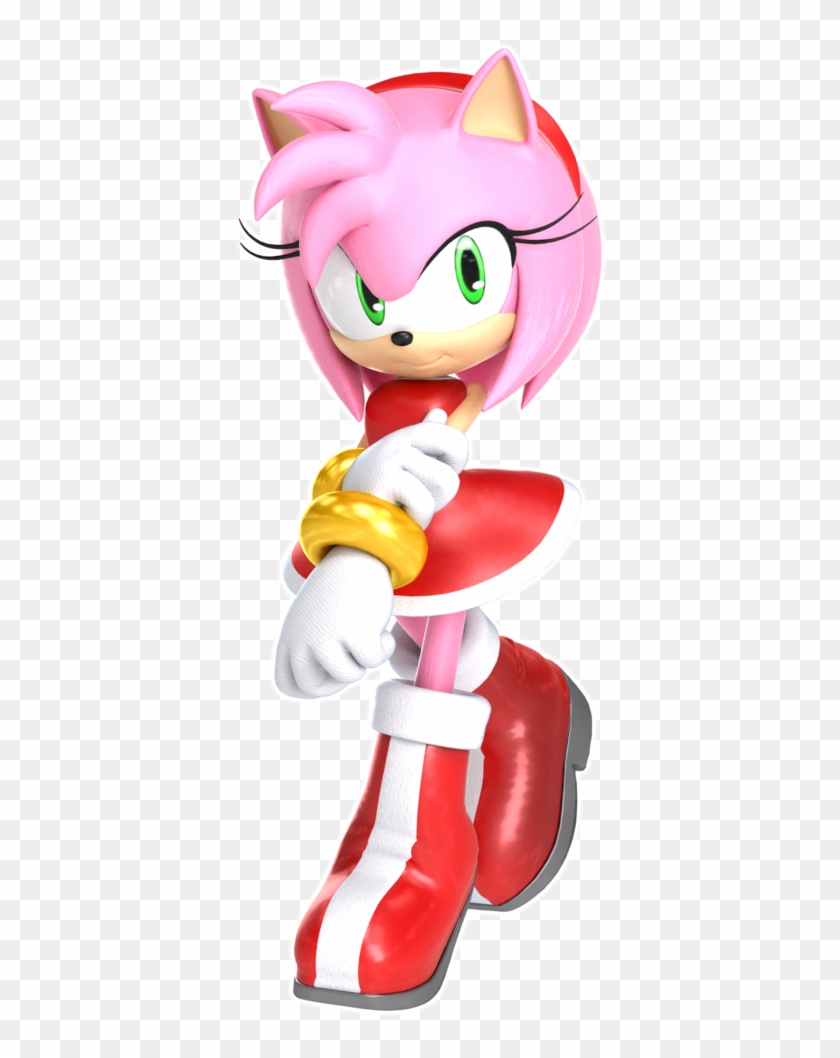 Amy Rose Render - Cartoon - Free Transparent PNG Clipart Images Download