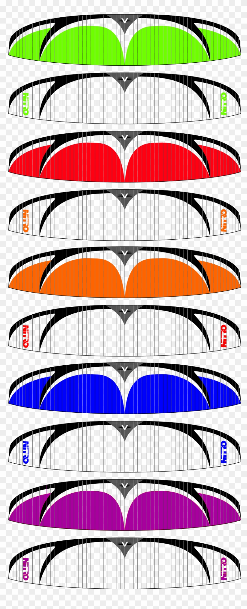 Velocity Nitro Paraglider Colors Png - Velocity Nitro Paraglider Colors Png #1287926