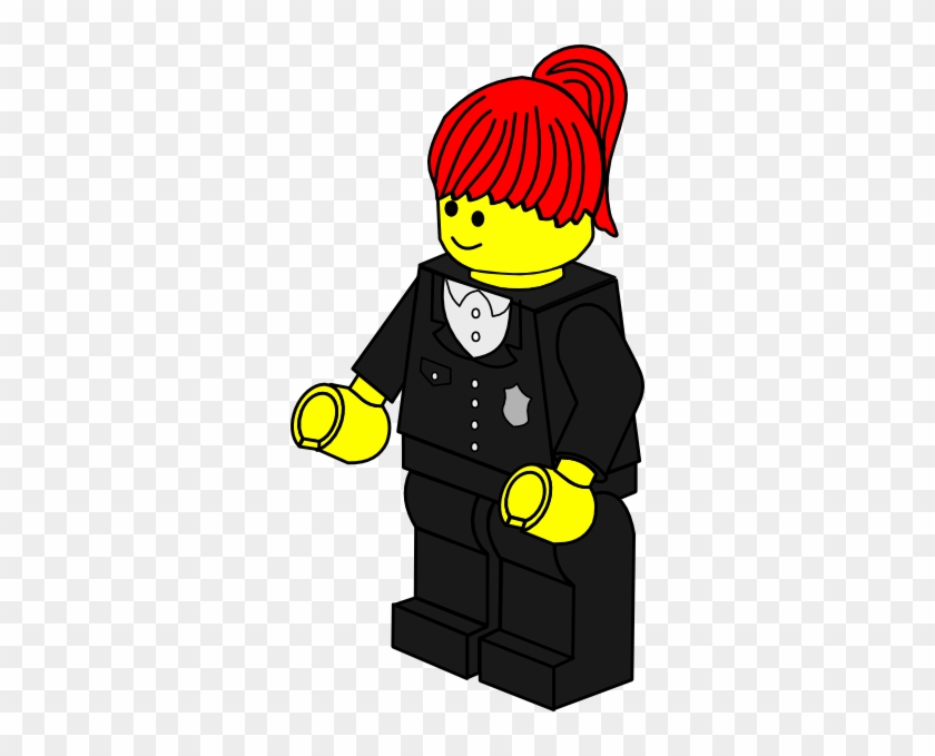 Lego Town Policewoman Clip Art - Lego Clipart #1288097