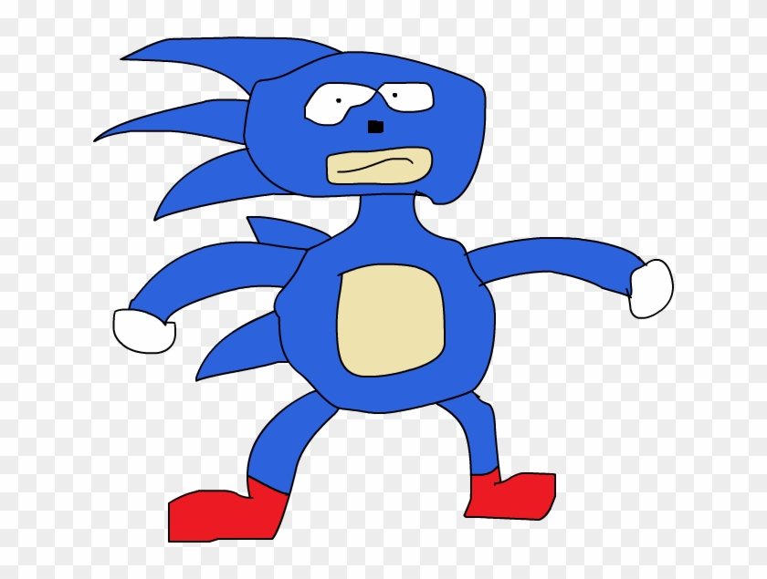 Those Weak Arms And Bad Spine Are Not Match For My - Sanic Transparent #1289552