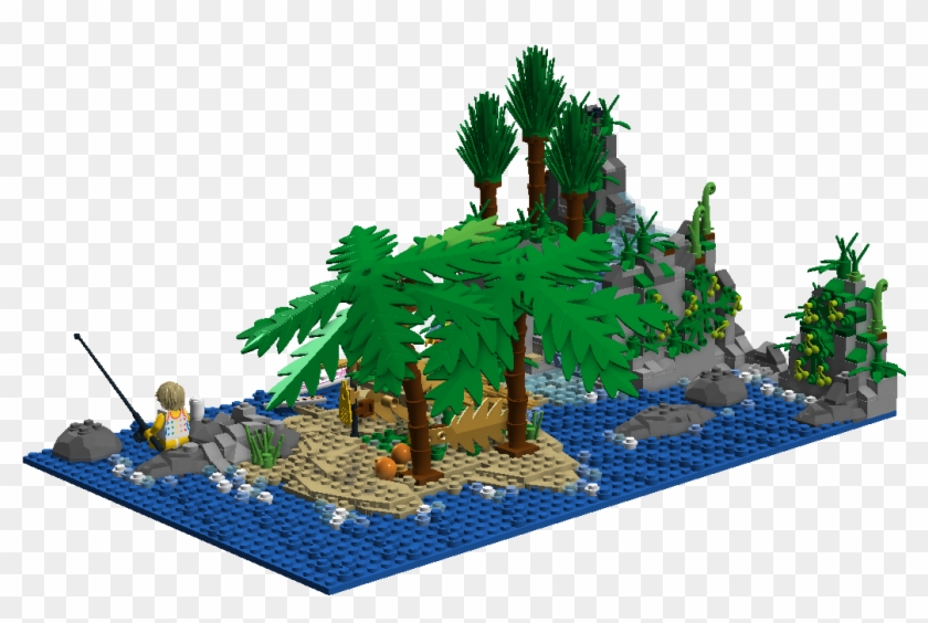 Tree Lego Ideas Treasure Surfing Cave - Lego #1289618