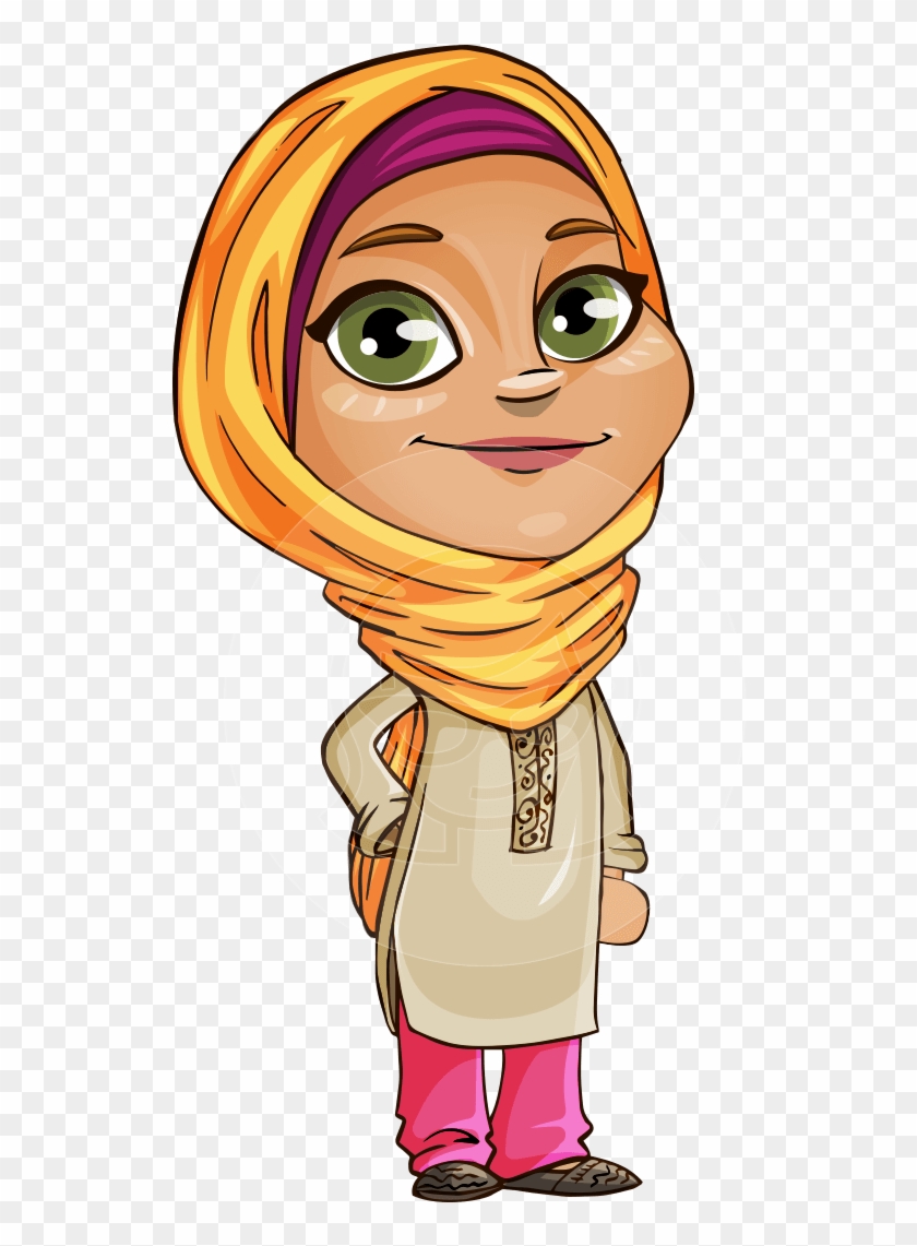 arabic girl clipart mycutegraphics