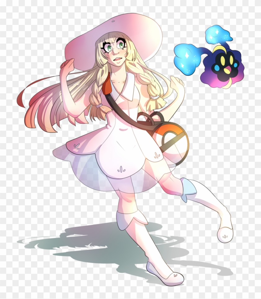 Lillie And Cosmog By Deep-nerd - Fairy #1290378