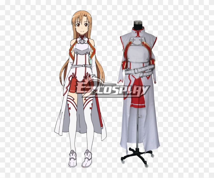 Sword Art Online Sao Sodo Ato Onrain Knights Of The - Sword Art Online Asuna Yuuki Cosplay Costume #1290543