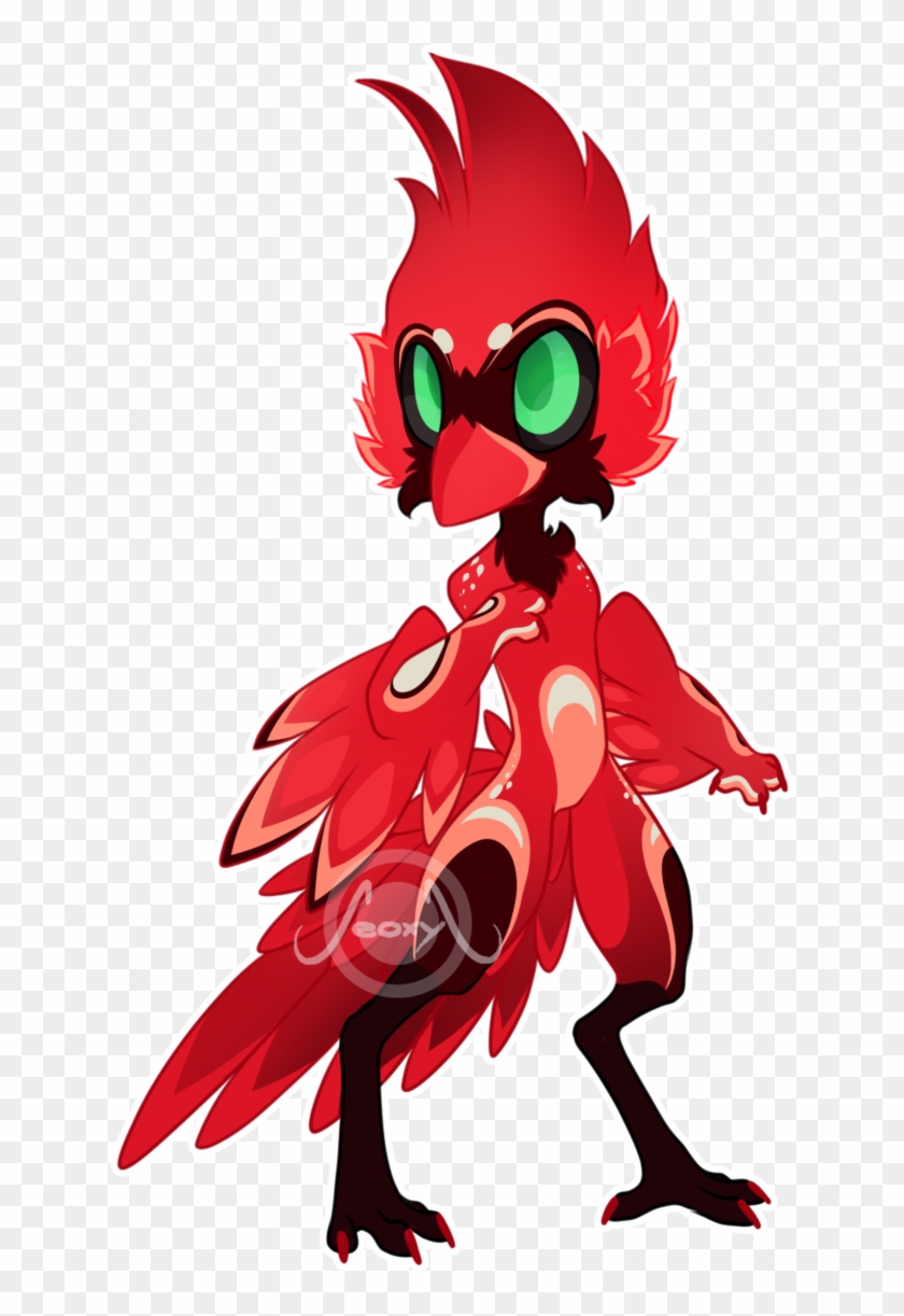 Enzo The Rexbirb Cardinal By Octoberopal123 - Illustration #1292342