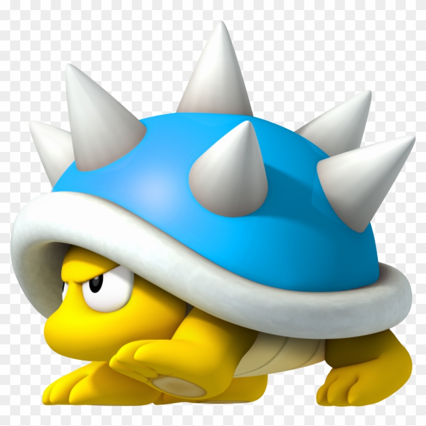 Spiny Cheep Cheep Super Mario Wiki The Mario Encyclopedia - Sky Blue Spiny Mario #1292689