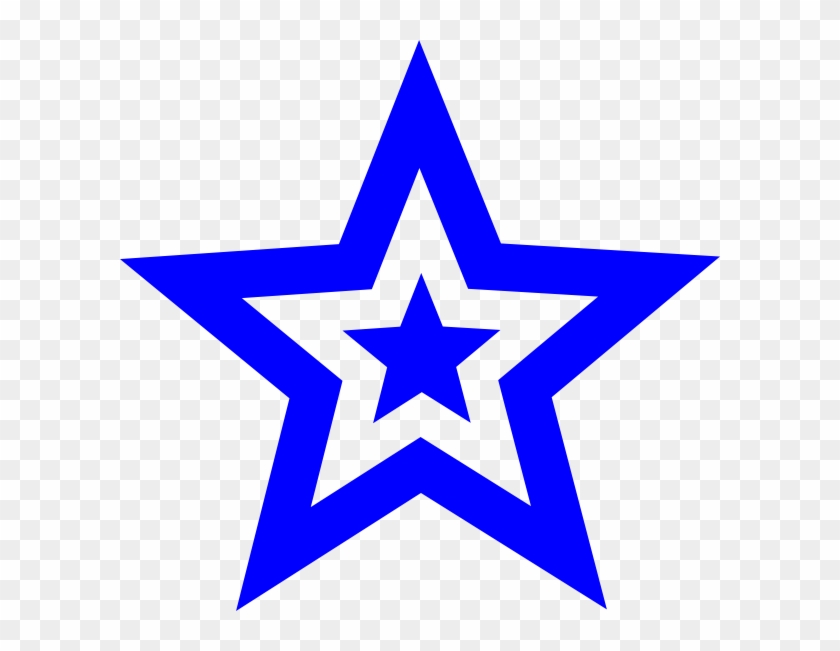 Original Png Clip Art File Star Svg Images Downloading - White And Blue Star #1294148