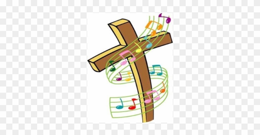 Cross With Music Notes #1294206