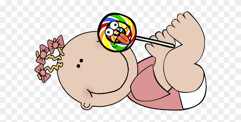 Baby Sitter Clipart Baby Girl Lying - Baby Girl Clip Art #1294386