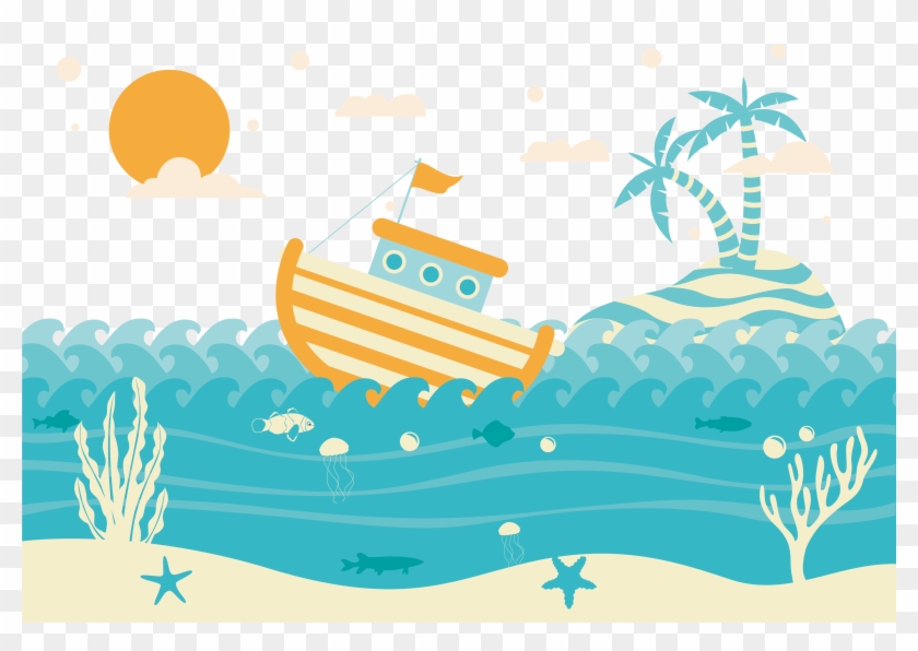 Seabed Seawater Illustration - Vector Graphics #1295556