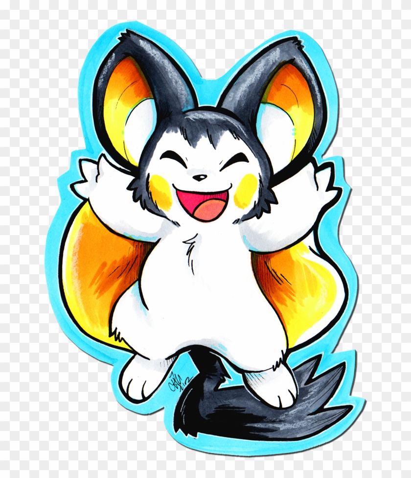 Cutout Emolga By Raizy - Cartoon #1295645