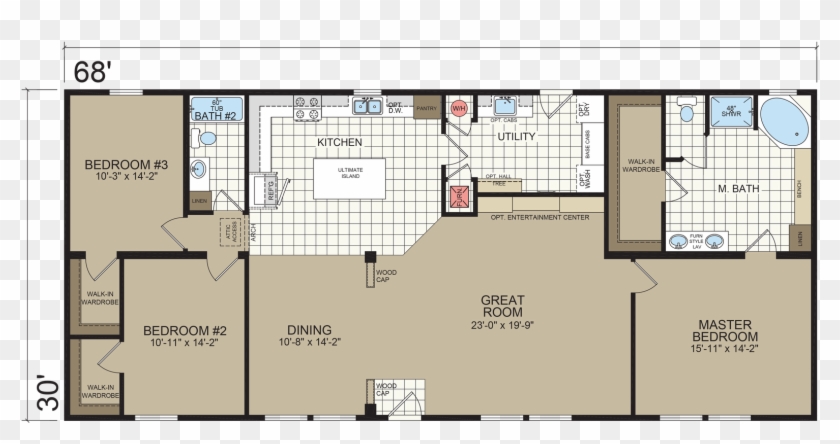 Barclay 6809 Built By Dutch Housing In Topeka, In - Floor Plan #1295790