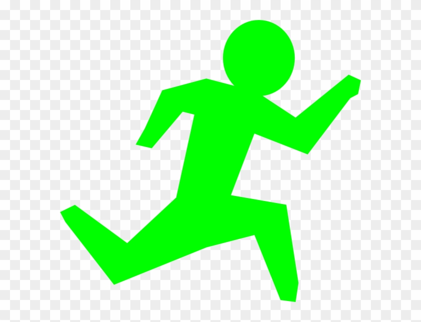 Green Running Man Logo #1296506