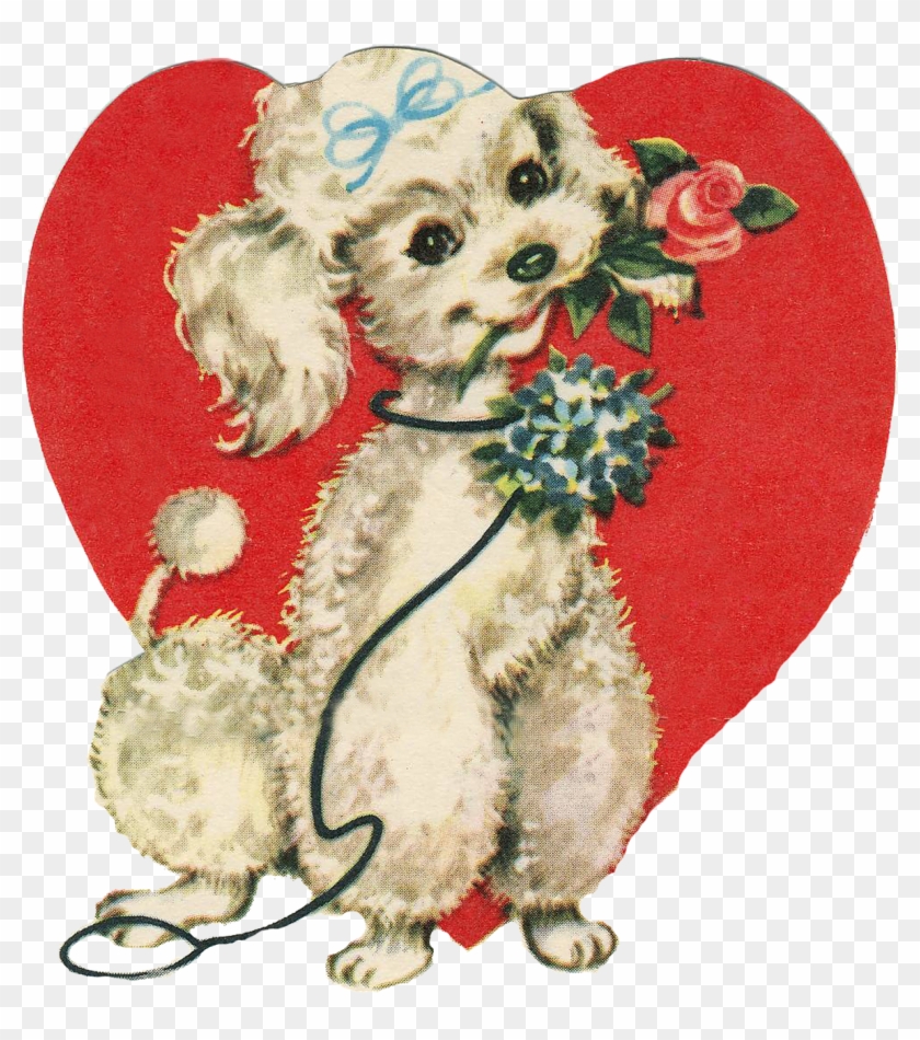 The Kenton County Public Library Has Several Branches, - Poodle Dog Illustration With Flowers And Heart Wine #1296765