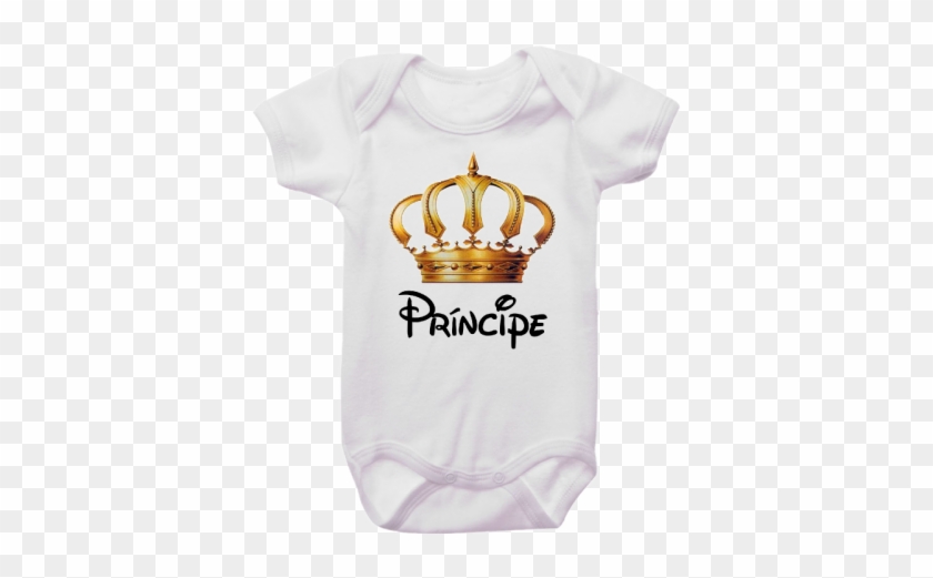 Body Bebê Príncipe Coroa Dourada - T-shirt #1297764