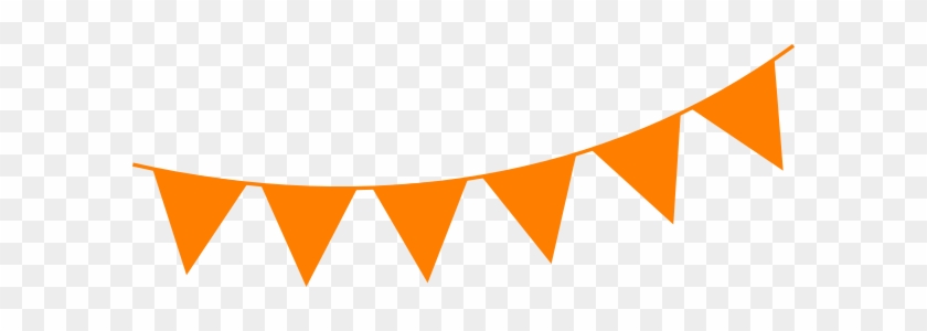 Orange Bunting Transparent Background #1299866