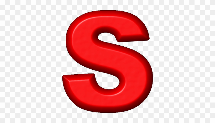 Help For A Noisy Sibilant “ - Letter S In Red #1302342