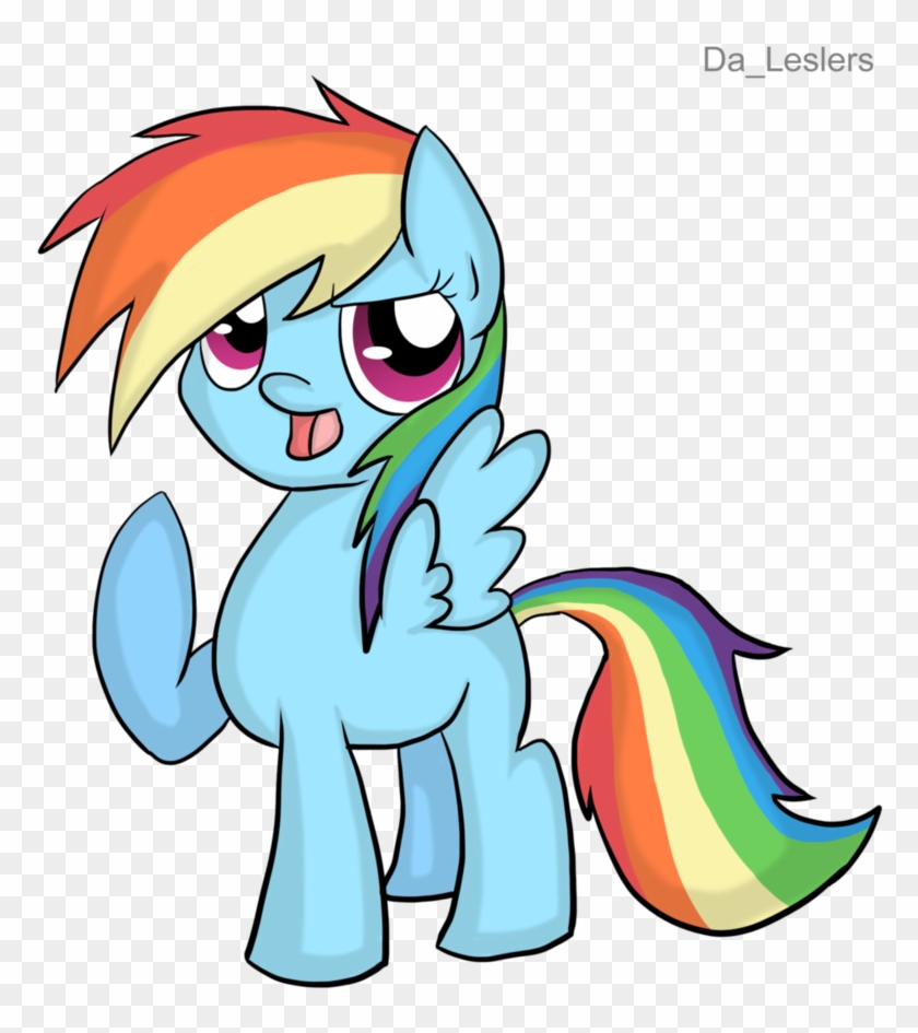 Filly Rainbow Dash By Leslers Rainbow Dash Filly Cute - Rainbow Dash #1303101