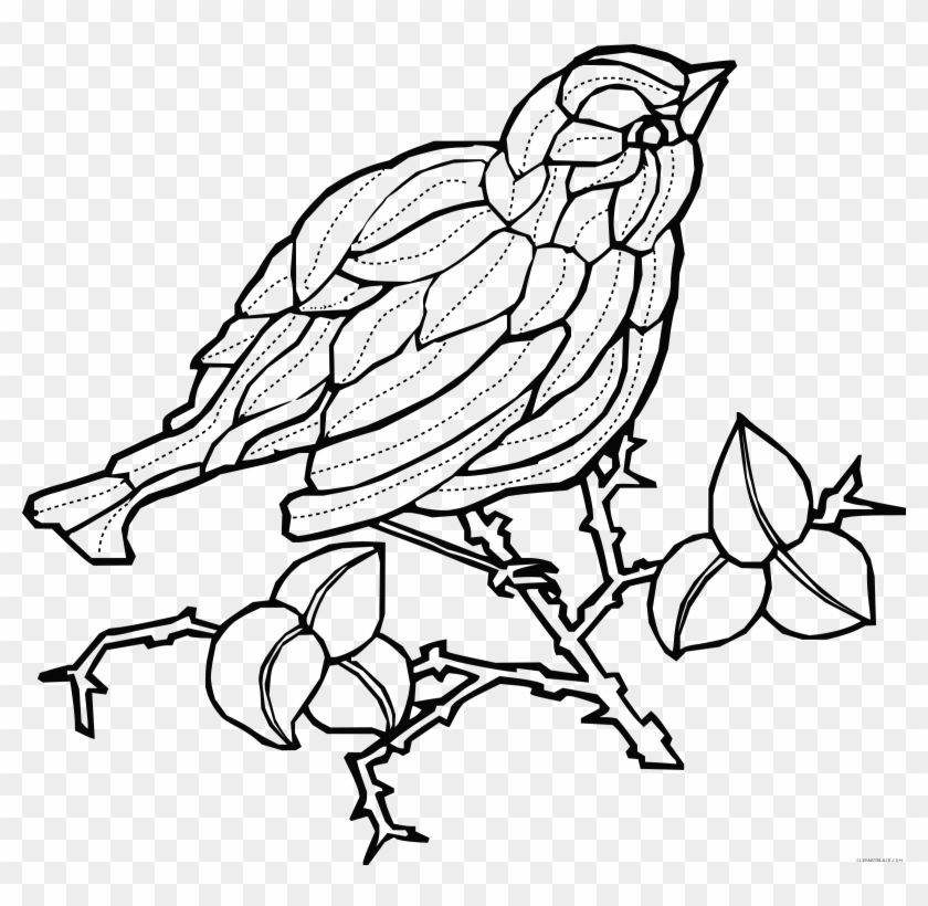 Huge Bird Animal Free Black White Clipart Images Clipartblack - Parrot #1303305