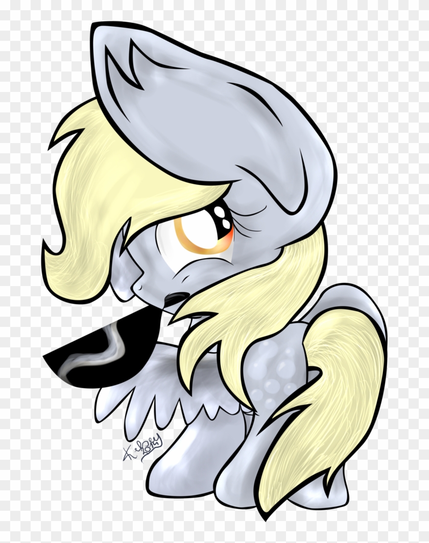 Kelsey139, Chibi, Derpy Hooves, Female, Mare, Mouth - Cartoon #1303490