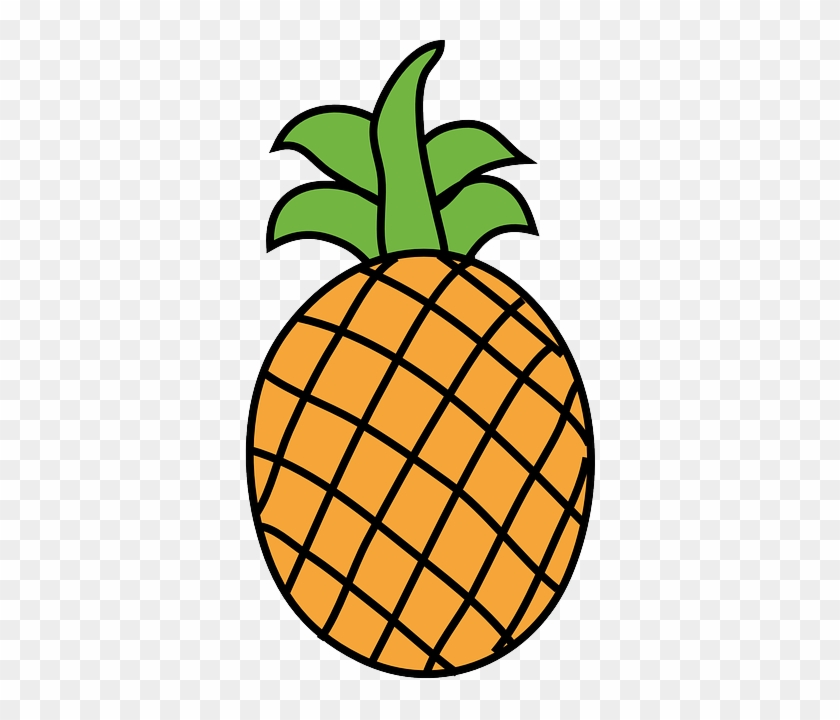 Cartoon Pineapple - Pineapple Clip Art #1304439