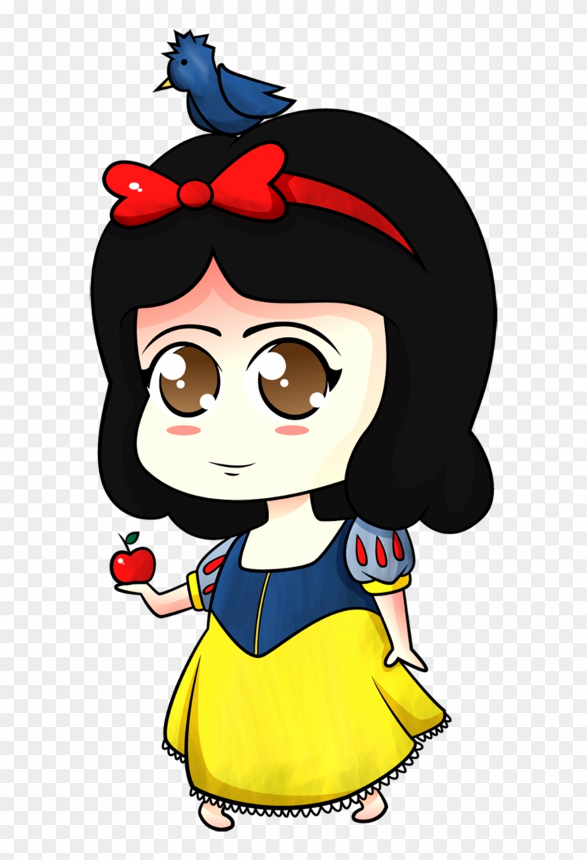 Chibi White Snow By Cah25 - Snow White Chibi Png #1305286