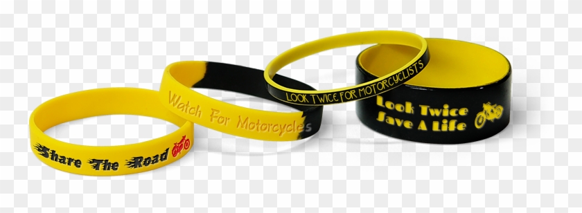 Raise Motorcycle Safety Awareness - Safety Wristbands #1306105