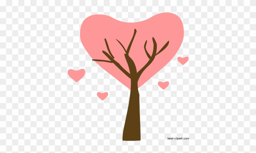 Heart Shaped Tree, Free Png Clip Art - Clip Art #27563