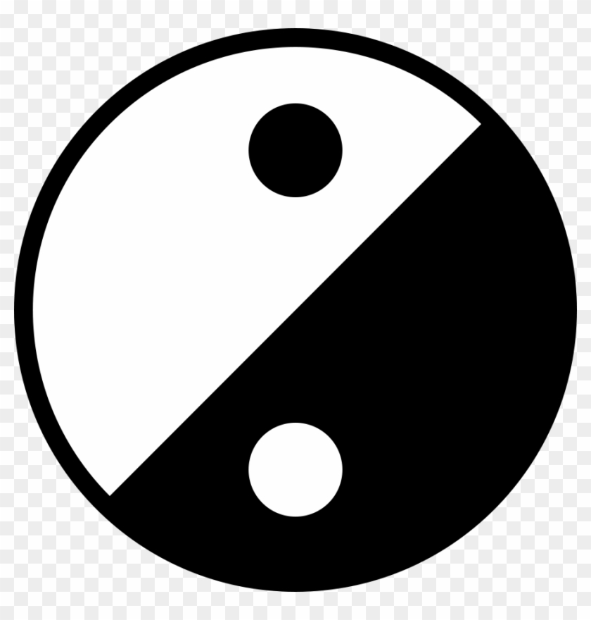 Simple Clipart - Yin And Yang #28866