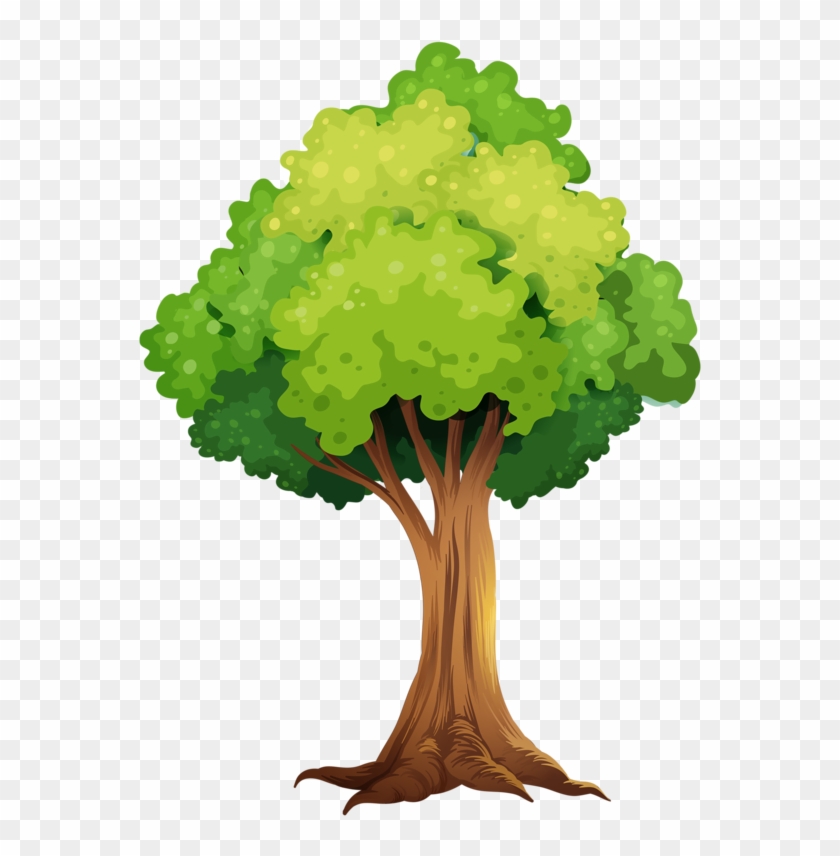 Tree Leavescub - Tree With Tree House Clip Art #33472