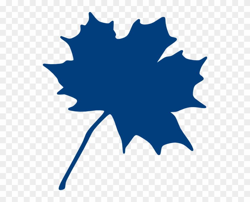 Maple Leaf Image Clip Art - Blue Maple Leaf Clip Art #33582