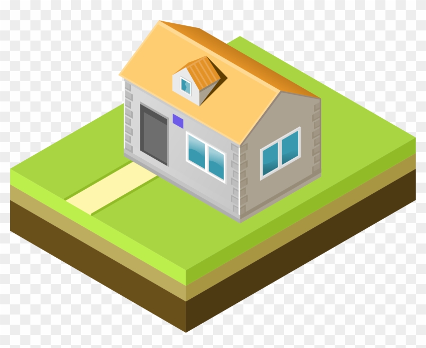 Isometric Of A House #205489