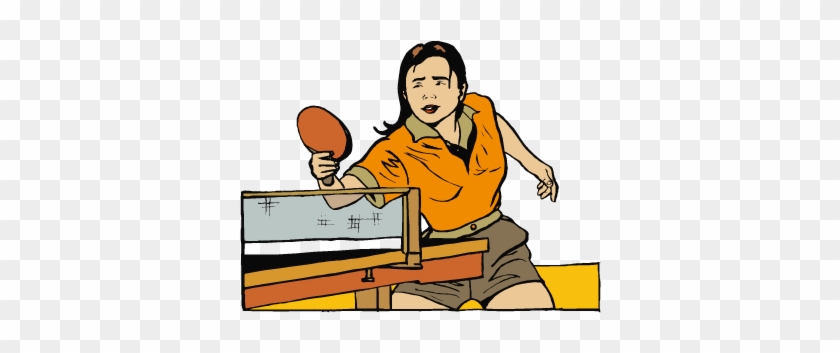 Table Tennis Clip Art - Table Tennis Clip Art #206013