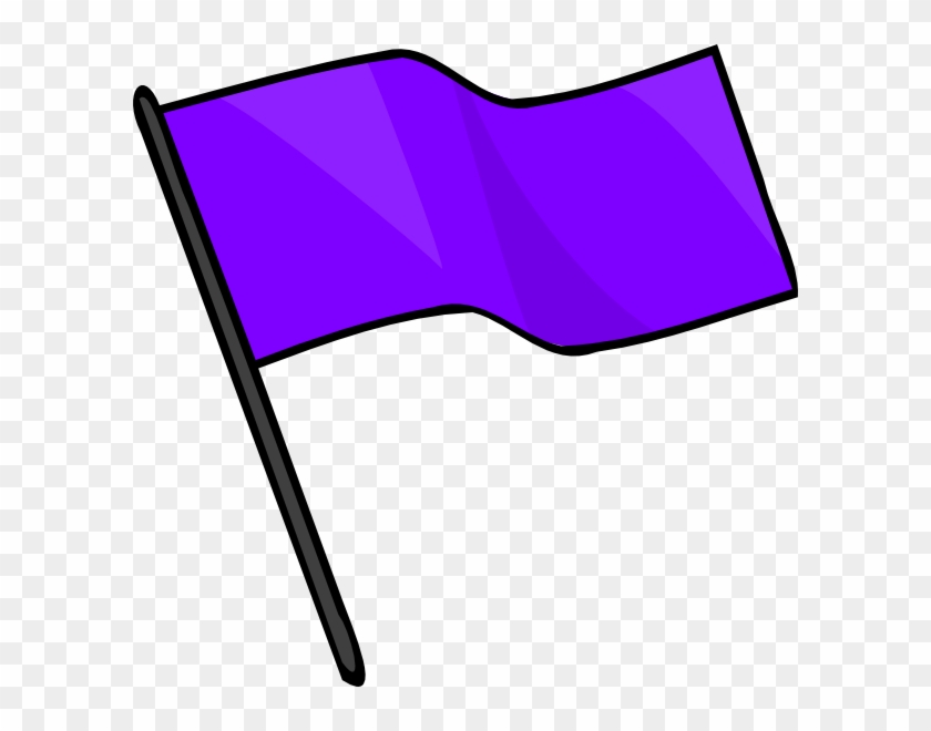 Free Flag Clip Art - Violet Flag Clip Art #206898