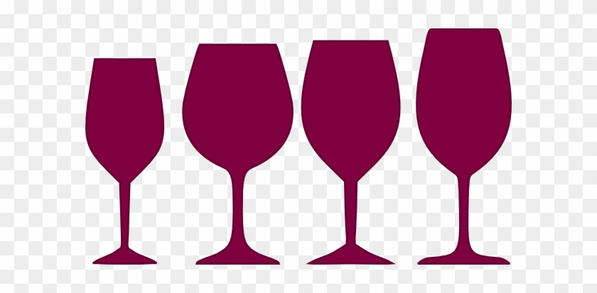 Burgundy Wine Glasses Clip Art At Clker - Clip Art #206956