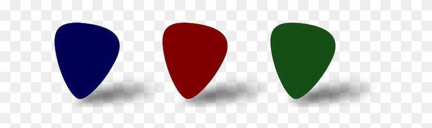 Green, Blue, Guitar, Pick, Instrument, Picks - Plumillas De Guitarra Png #1310075