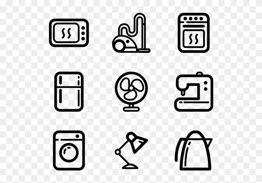 Appliances Icon Set - Math Icons Png #1310450