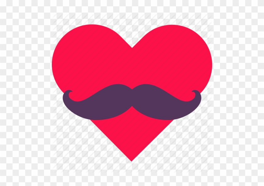 Moustache Clipart Heart - Heart #1311402