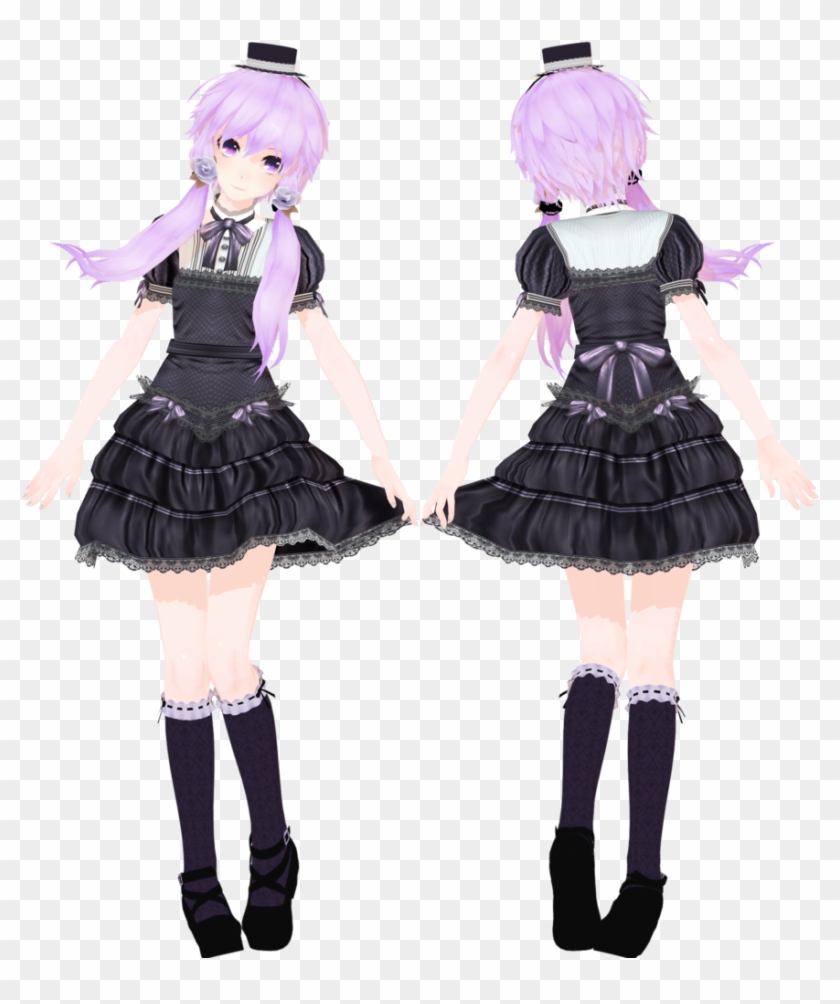 Tda Gothic Yukari Dl By Skykoki - Mmd Tda Yukari #1312427