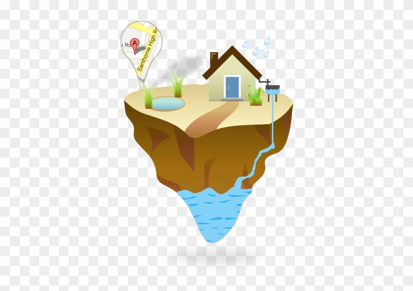 Save water concept with hand holding drop Vector Image