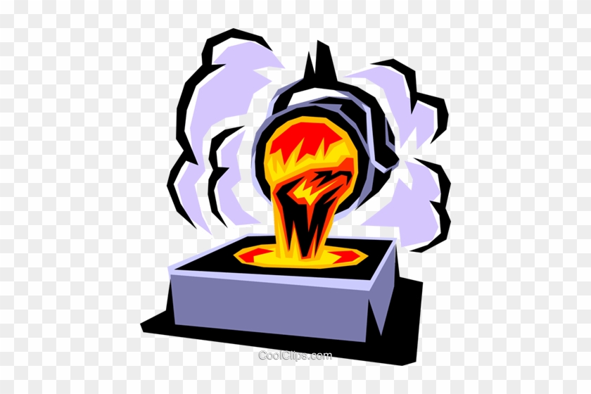 Smelter Royalty Free Vector Clip Art Illustration - Smelting Clipart #1313787