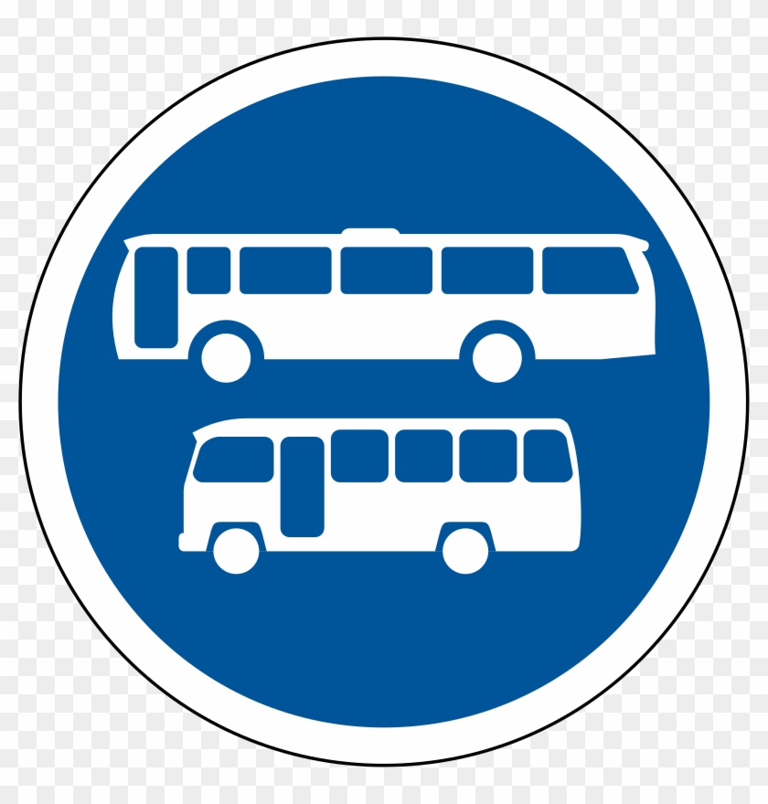 Buses & Midibuses - No Minibus Vehicles Allowed Road Sign #1313826