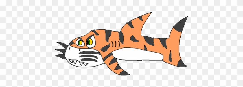 Bengal Tiger-shark By Kallytoonsstudios - Bengal Tiger #1314083